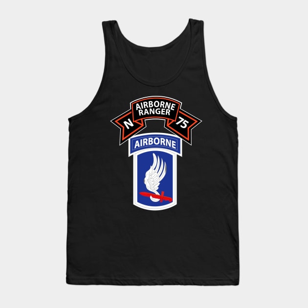 N Company Ranger Scroll - 173rd Airborne Brigade in Vietnam Tank Top by twix123844